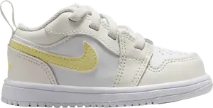 Кроссовки Air Jordan 1 Low ALT TD 'Sail Light Laser Orange', кремовый