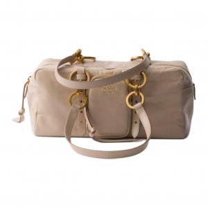 PRADA Средняя женская сумка через плечо из телячьей кожи Dangle Pink