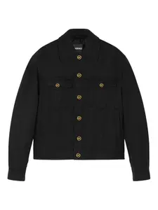 Куртка с пуговицами Medusa Versace, черный