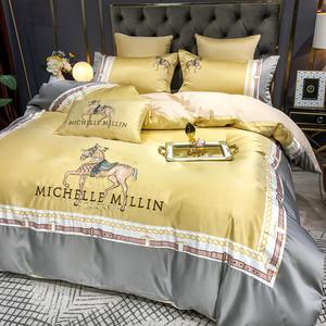 FUANNA Комплект постельного белья 2.0м: пододеяльник 220x240 см, простыня, 2 наволочки