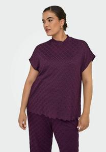 Блуза ONLY Carmakoma CARAUBREY, Winetasting/Bordeaux