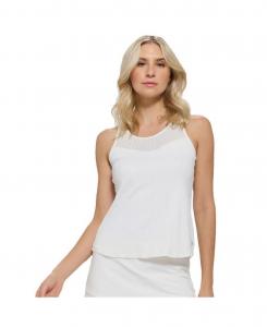 Женская теннисная майка Elite Force - темно-синяя / размер M Lija, White