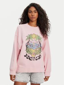 Свободный крой толстовки ERJFT04997 Roxy, розовый