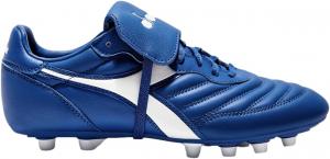 Футбольные бутсы Diadora Brasil OG LT T MDPU для мужчин - ультра-мягкая кожа, водоотталкивающая, подошва для твердого грунта, съемная стелька, белый