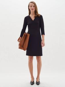 Платье Pannie с драпировкой и V-образным вырезом InWear, Black