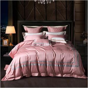 YIZUFU Комплект постельного белья из египетского хлопка 1000TC Pink