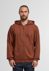 Толстовка INDICODE JEANS Zip-up sweatshirt, Tortoise/Mottled Brown