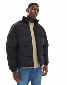 Пуховик черного цвета Jack & Jones