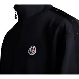 Куртка с заклепками Moncler, черная