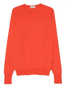 Джемпер Marcus с круглым вырезом John Smedley, оранжевый