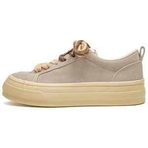 Скользоустойчивые износостойкие низкие скейтерские туфли для женщин Far waves, серый