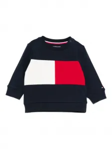 Свитшот с цветными блоками Tommy Hilfiger Junior, синий