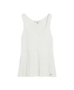 Топ без рукавов Cinque, белый