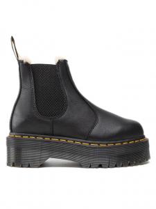 Ботинки Dr. Martens 2976 Quad Fl на плоской подошве, черный
