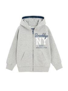 Толстовка с капюшоном на молнии Cool Club, Mottled Grey