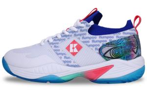 Кроссовки KUMPOO Badminton Shoes Unisex Low-top White, белый