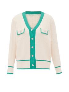 Женский кардиган в цвете Off-White Green faina