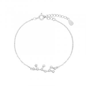 Медный сплав браслет женский VIVIWELL, белый/золотой