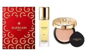 GUERLAIN JIAOLAN Golden Diamond Radiance спрей-фиксатор макияжа набор для макияжа сияющий корректор тона кожи 14,5г+30мл