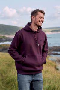 Толстовка Animal Nick с карманами-кенгуру, бордовый