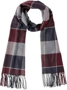 Шарф BABISTA Galden, Anthracite/Mottled Grey/Dark Red/Mottled Red