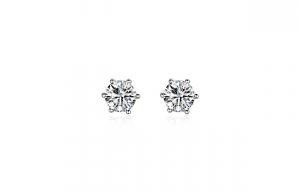 Inkopper Серьги-гвоздики из серебра 925 пробы унисекс