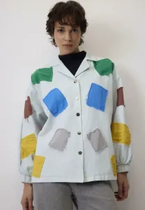 Летняя куртка с цветной нашивкой Touché Privé, Icy Blue