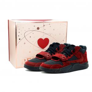 Jordan Баскетбольные кроссовки Travis Scott x Jumpman Jack с низким верхом и противоскользящей подошвой, унисекс, красные, черные