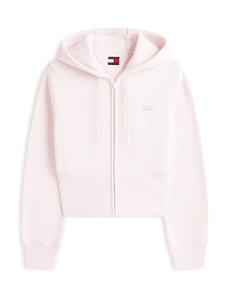 Толстовка с капюшоном на молнии Tommy Jeans, пастельно-розовый