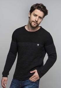 Свитер Rundhals Mit Logopatch CARISMA, цвет schwarz