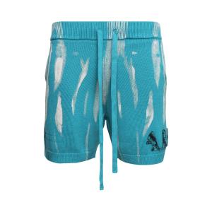 Amiri Destroyed Короткие шорты с аппликацией, цвет Синий