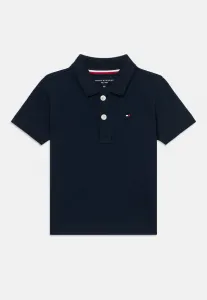 Основная рубашка поло из пике с вышивкой флага Tommy Hilfiger, Dark Night Navy