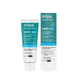 Увлажняющий водно-кремовый гель для лица, 40 мл Tołpa Dermo face sebio bhl