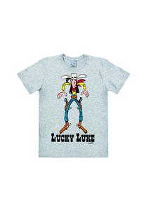 Футболка Easyfit Lucky Luke - Showdown LOGOSHIRT, цвет Grey-melange