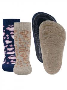 Ewers Набор из 2 носков-стопперов Leo, разноцветные