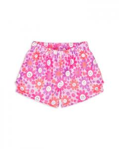 Детские плюшевые шорты "Groovy Smiles" для девочек - малышки и подростки Iscream, мультиколор