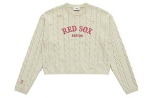 MLB Свитер Preppy Style Collection Boston Red Sox 25FW женский светло-песочный