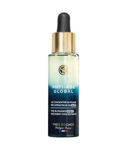 Сыворотка для лица Yves Rocher Anti-Âge Global Regenerierendes 2-Phasen Nachtkonzentrat, 30 ml