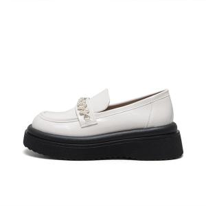 CLEARTASTE Женские лоферы черно-белые, цвет White