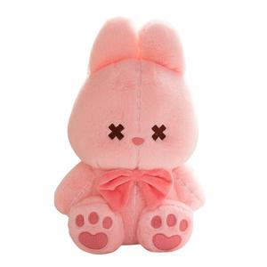 Тапочки с аппликацией в виде маленькой собаки, плюшевая кукла, высота 23 см Fat Fat Dragon, Patch Rabbit