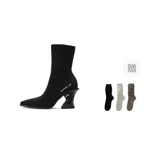 Ботильоны женские 8,5 см DAPHNE LAB, Classic Black