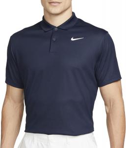 Теннисное поло Nike Court Dri-fit для мужчин, Navy/White