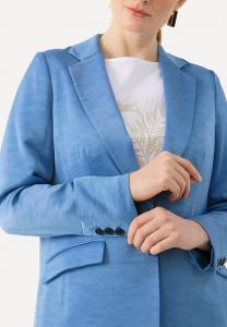 Блейзер TEXTURED Ulla Popken, синий