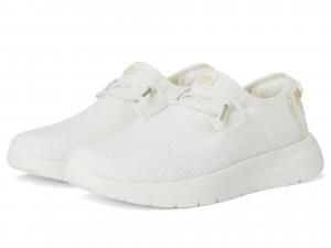 Кроссовки Hey Dude Sirocco Crochet Mesh, White/Gold