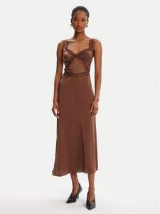 Коктейльное платье regular fit Emory Lace Slip 58603DB Bardot, коричневый