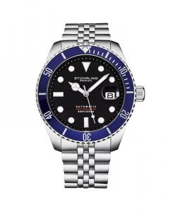 Мужские автоматические часы для дайвинга, корпус из нержавеющей стали, юбилейный браслет, водонепроницаемость 20 атм, механизм Seiko NH35 Stuhrling, синий