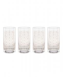 Набор из 4 бокалов для коктейлей Tuscany Classics Gold Dust Lenox, Clear