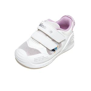 Дышащие, легкие, амортизирующие, низкие кроссовки для малышей GINOBLE, белый