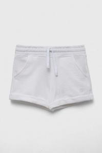 Детские хлопковые шорты United Colors of Benetton, белый