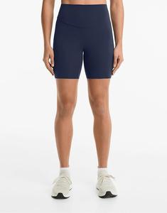 Леггинсы Oysho Comfortlux с высокой талией 20 см темно-синего цвета